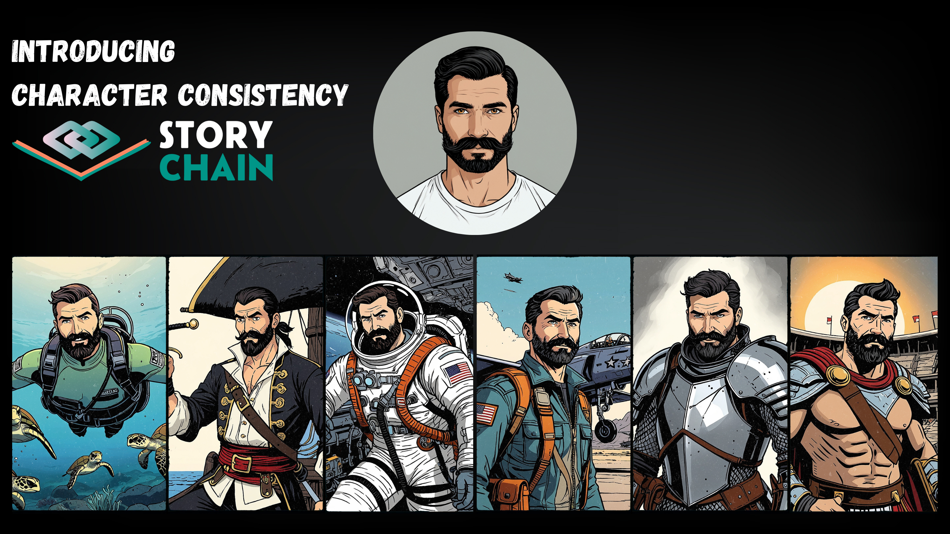 Character Consistency in StoryChain